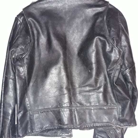 Vintage 70s leather jacket sz.44 - Picture 6 of 11